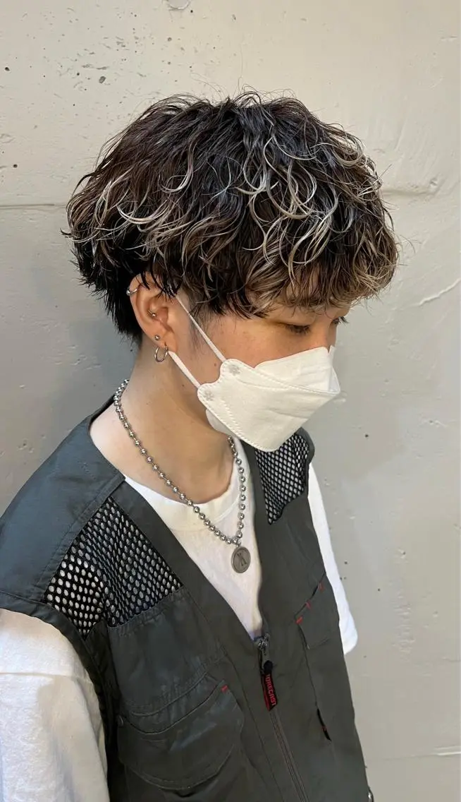 パーマ メンズ カット パーマ 🔥メンズ特化🔥 永瀬椋のヘアスタイル