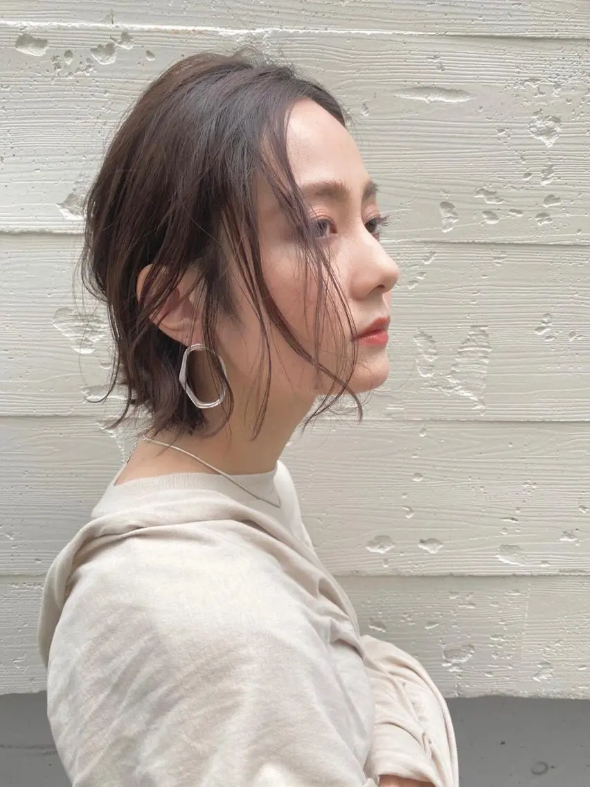 ショート 圧倒的な質感🧡 髪質改善/丸山晴菜のヘアスタイル