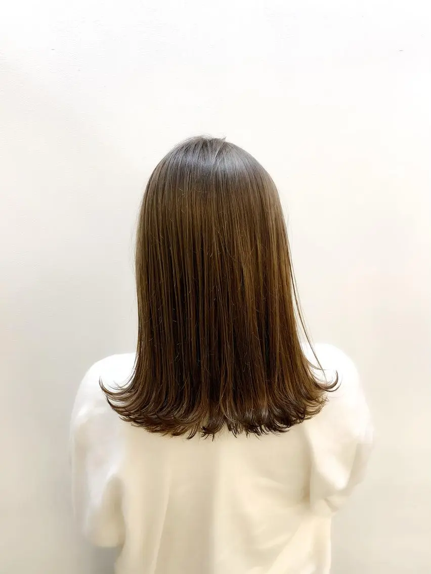 セミロング カラー ヘアアレンジ 〽️magico/ ウルフDaiki〽️のヘアスタイル