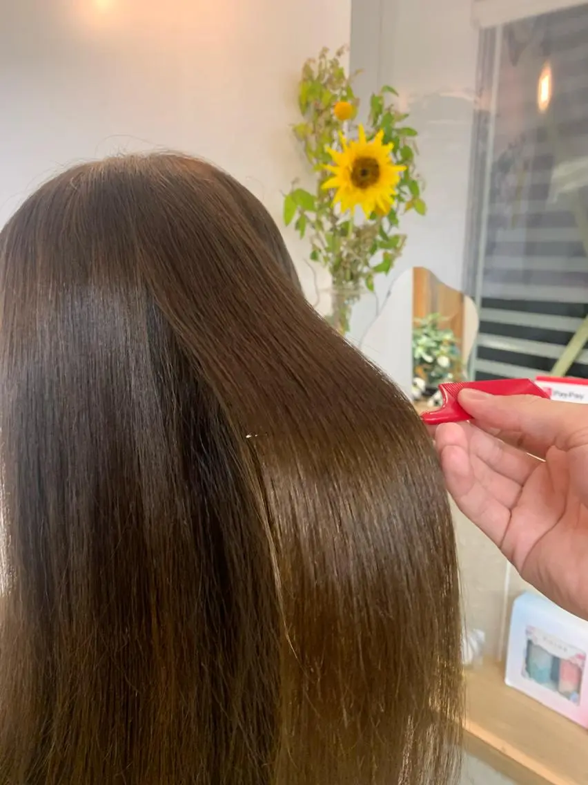 ロング カラー 杉田 海渡のヘアスタイル