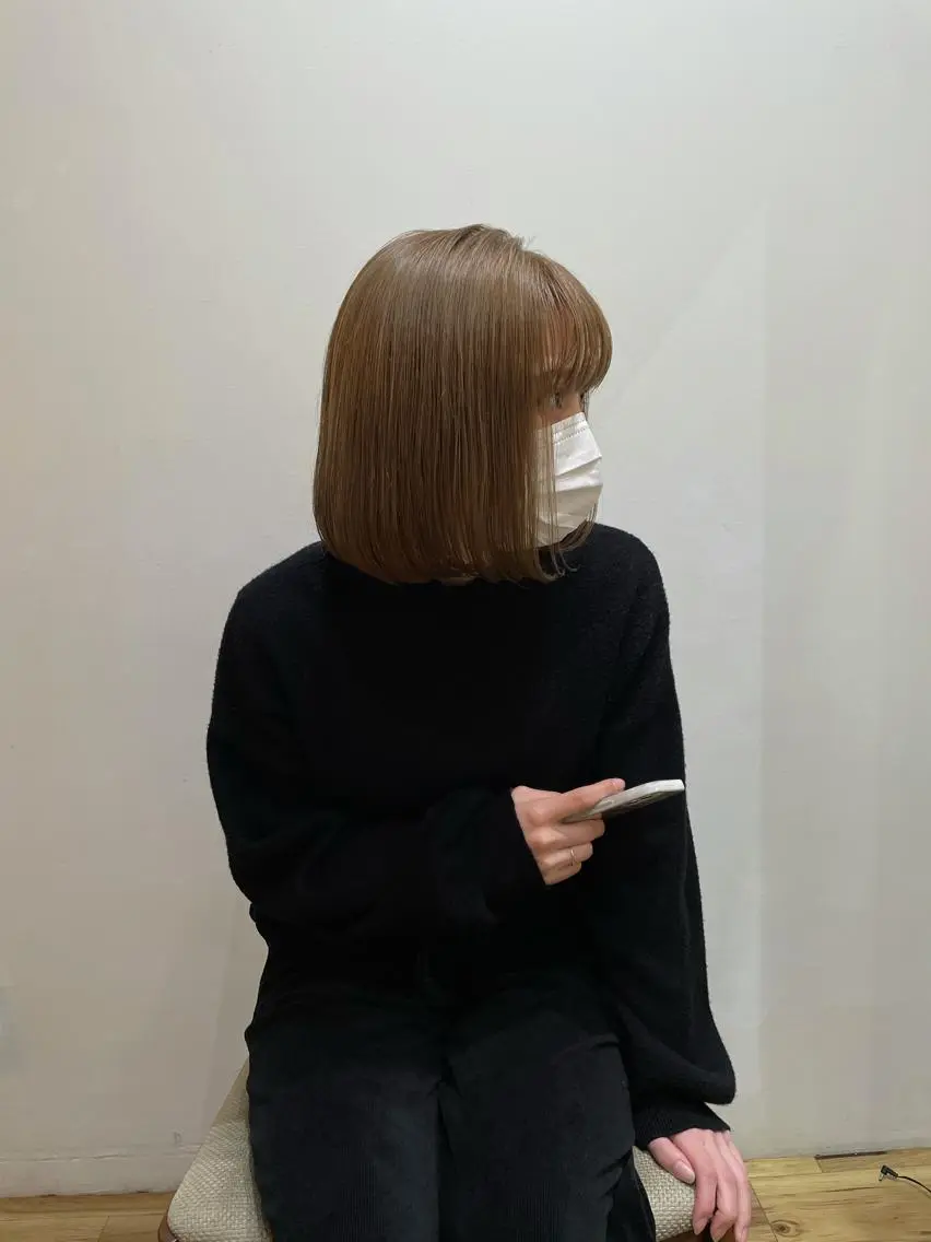 ミディアム 山口 朔弥のヘアスタイル