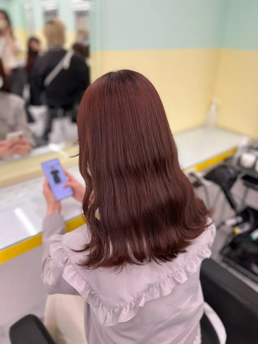ロング カラー パーマ ヘアアレンジ メンズ キッズ ネイル マツエク・マツパ アイブロウ 💖似合わせカラー ブリーチ💖レイヤーのヘアスタイル