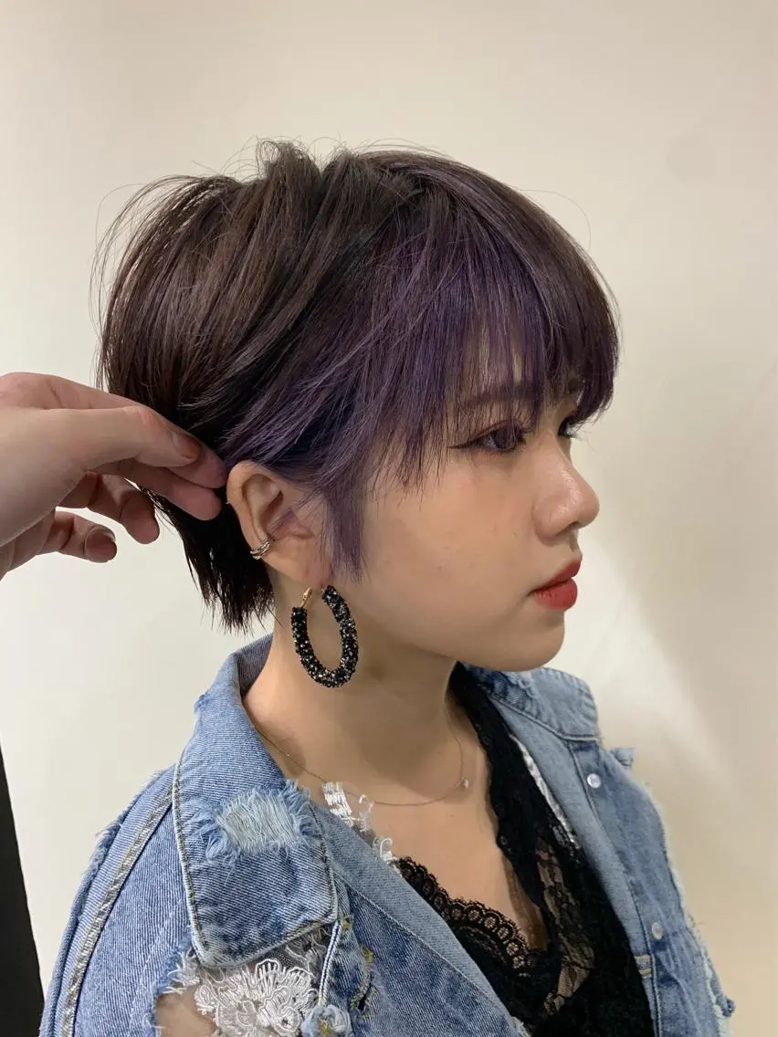 ショート カラー デザインカラー 浦野 剛志のヘアスタイル
