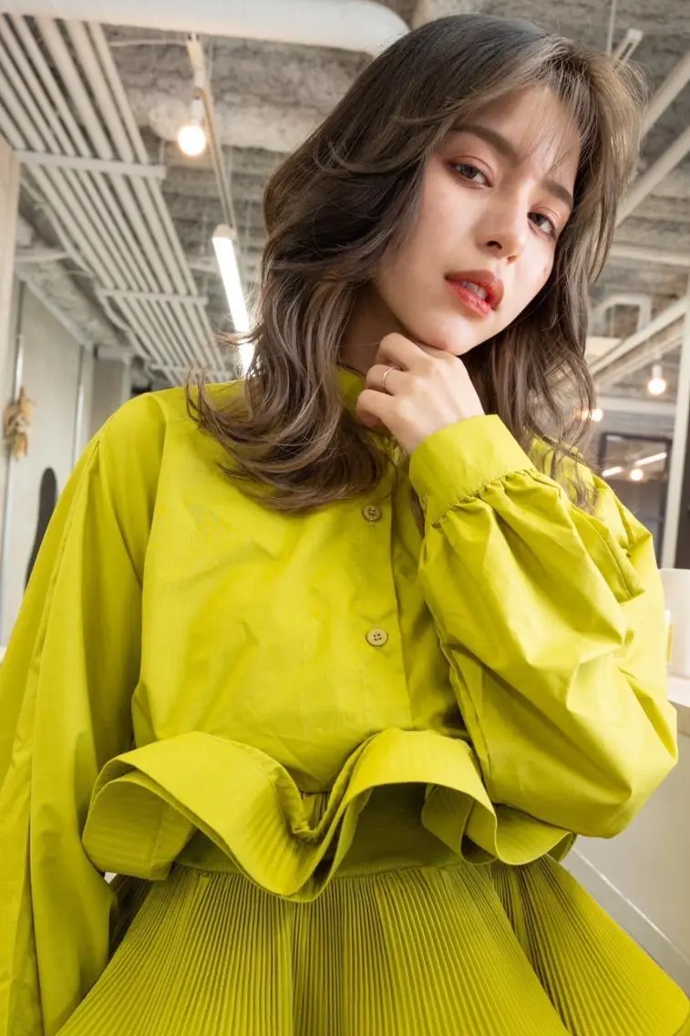 ロング カット ヘアカラー トリートメント ANGELICA JR和歌山店のヘアスタイル