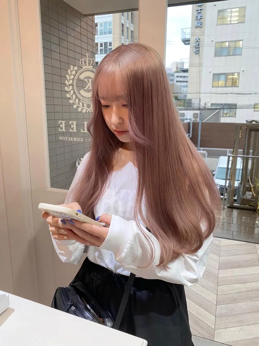 カラー ブリーチ 🌷柔らかクリーミー 🤍kirari🌷のヘアスタイル