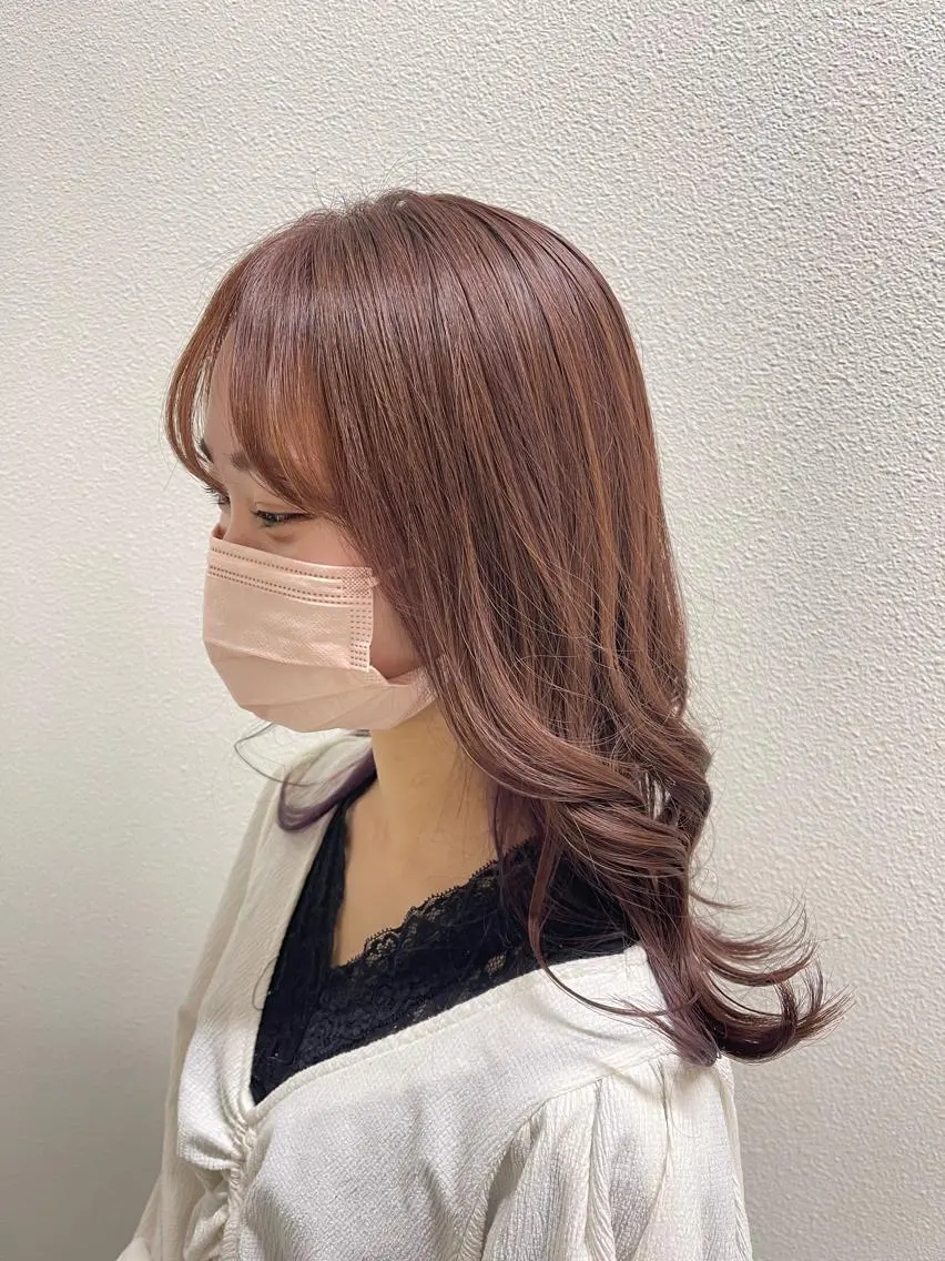 ミディアム カラー 古川 竜希のヘアスタイル