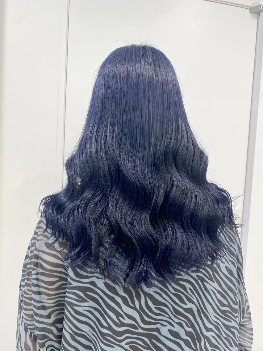 カラー 韓国うる艶ハイトーン 💙ayana💙のヘアスタイル