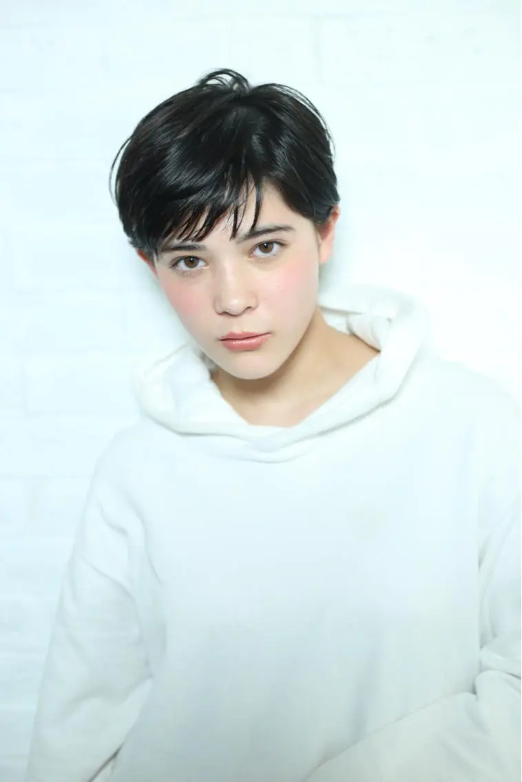 ショート ショートボブ ボブ 髪質改善 韓国風ヘア シースルーバング カット ヘアセット 👑👑👑👑工藤 敬👑👑👑👑のヘアスタイル