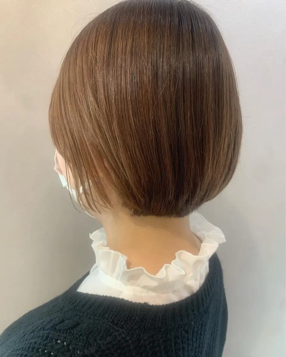 ショート ショートボブ ボブ ショートヘア カット トリートメント hubhair レイヤー/透明感のヘアスタイル