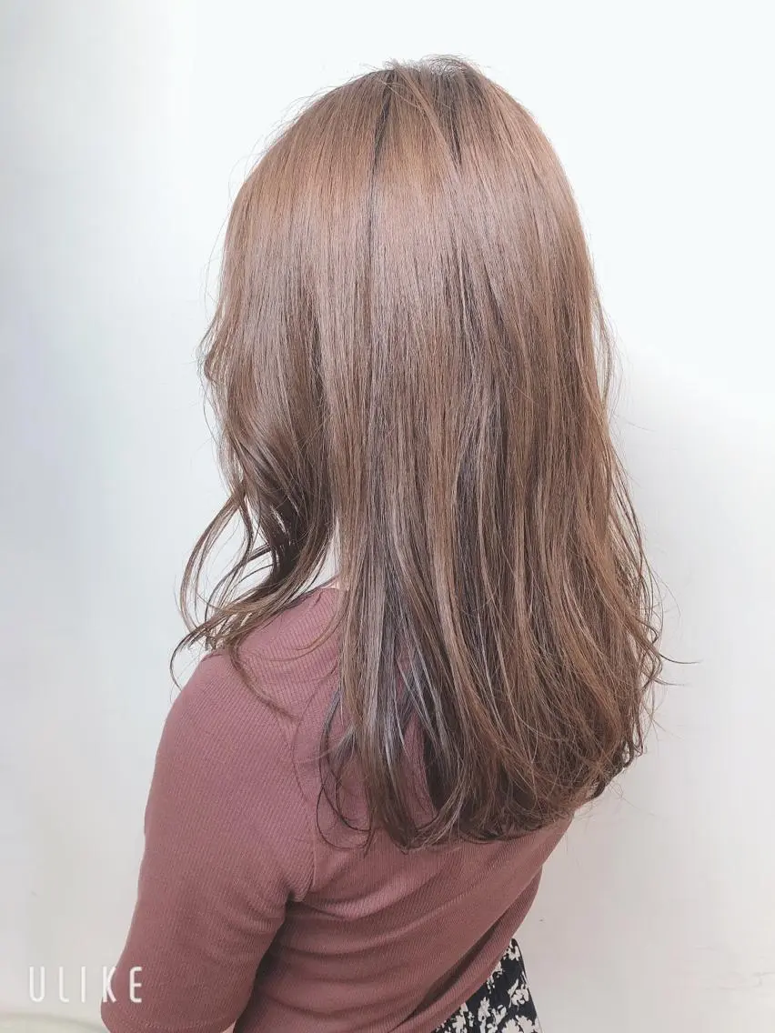 セミロング 似合わせカット 杉野 凜のヘアスタイル
