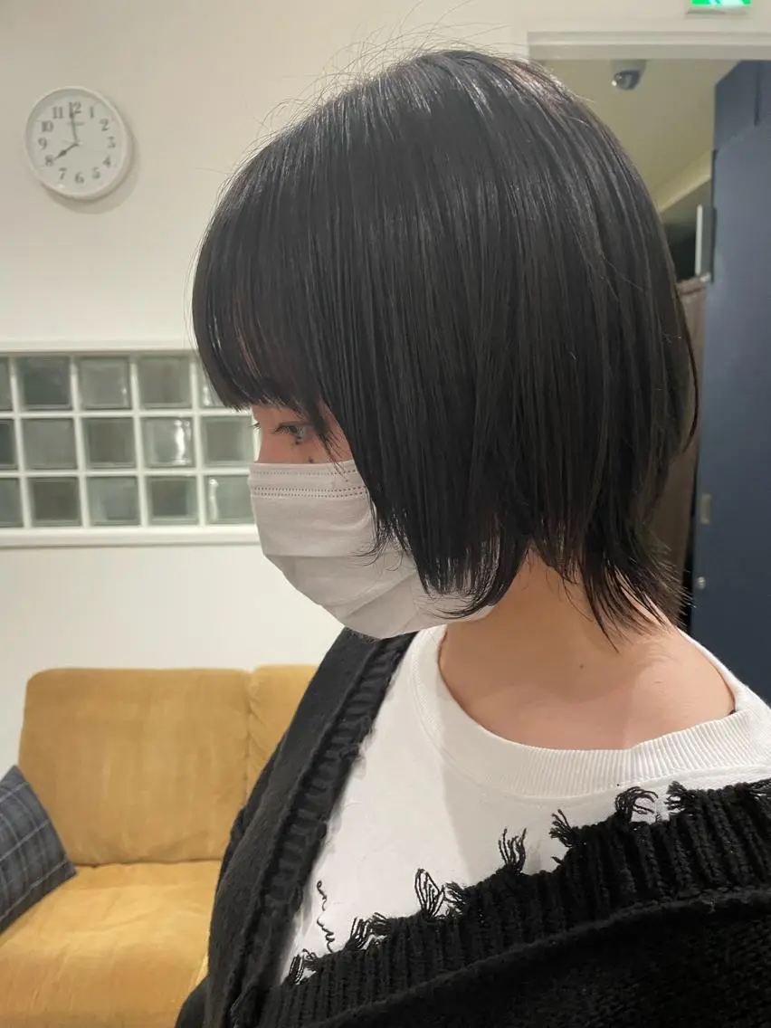 ショート ウルフカット カット 京都美容師 塩のヘアスタイル