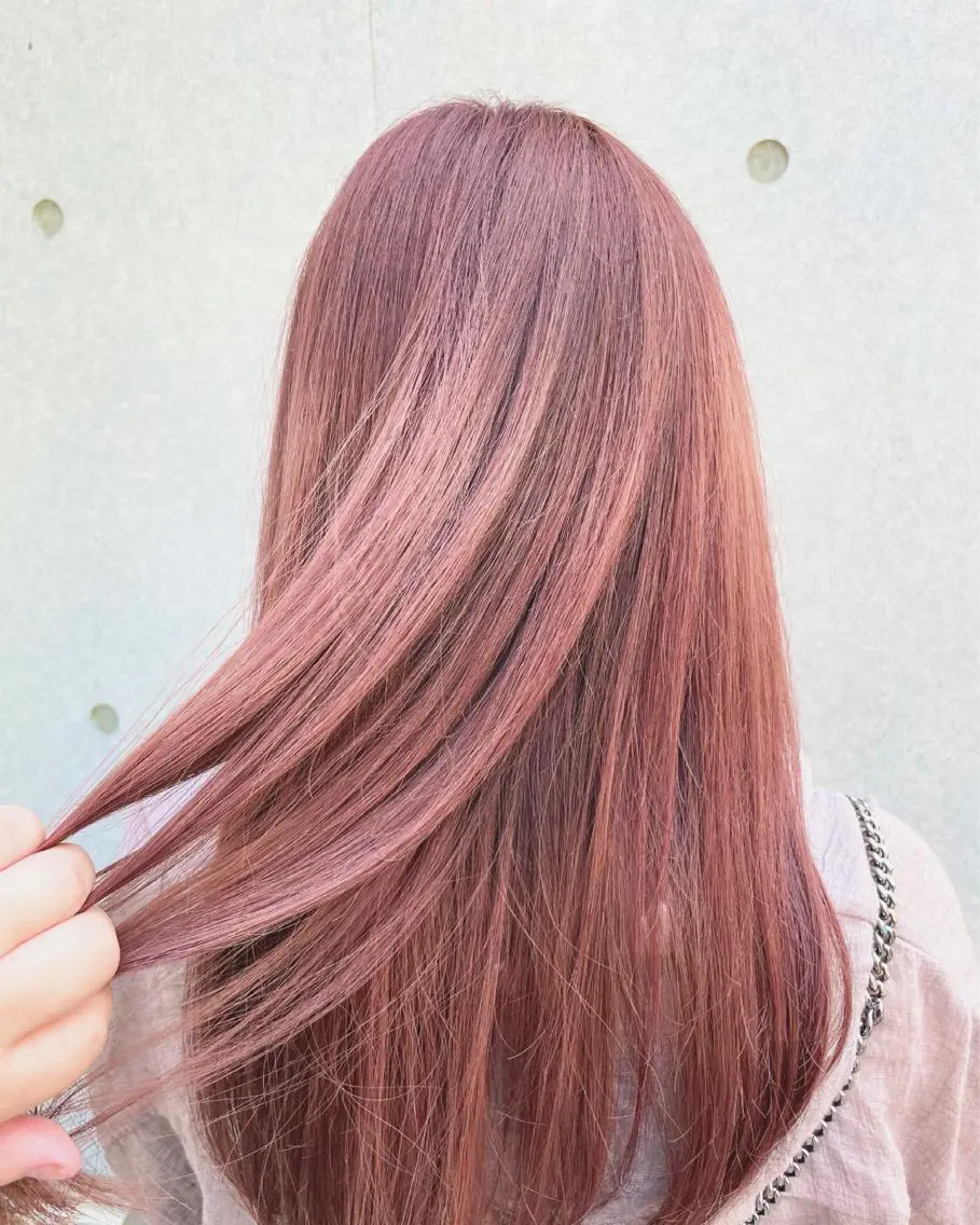 ロング カラー ヘアアレンジ ヘアカラー 吉田 瑛美のヘアスタイル