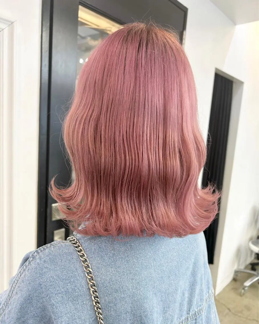 カラー 🤍垢抜け♡透明感 カラーmoeka🤍のヘアスタイル