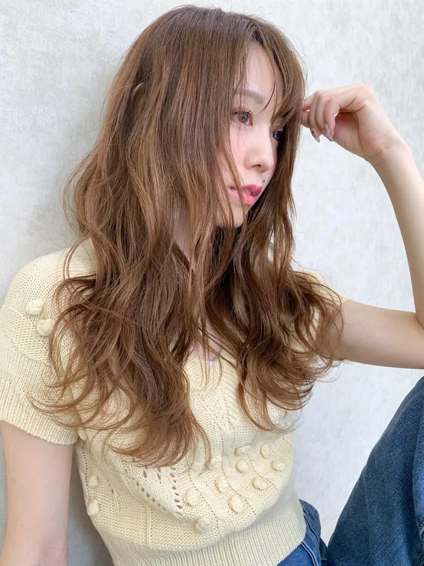 ロング カラー ベージュカラー 髪質改善特化 サロン✨代表HIROのヘアスタイル