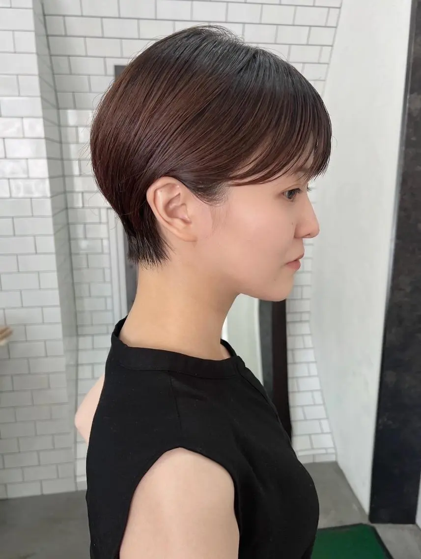 ショート カラー カラーモデル　広島市 legare凜🌻✨のヘアスタイル