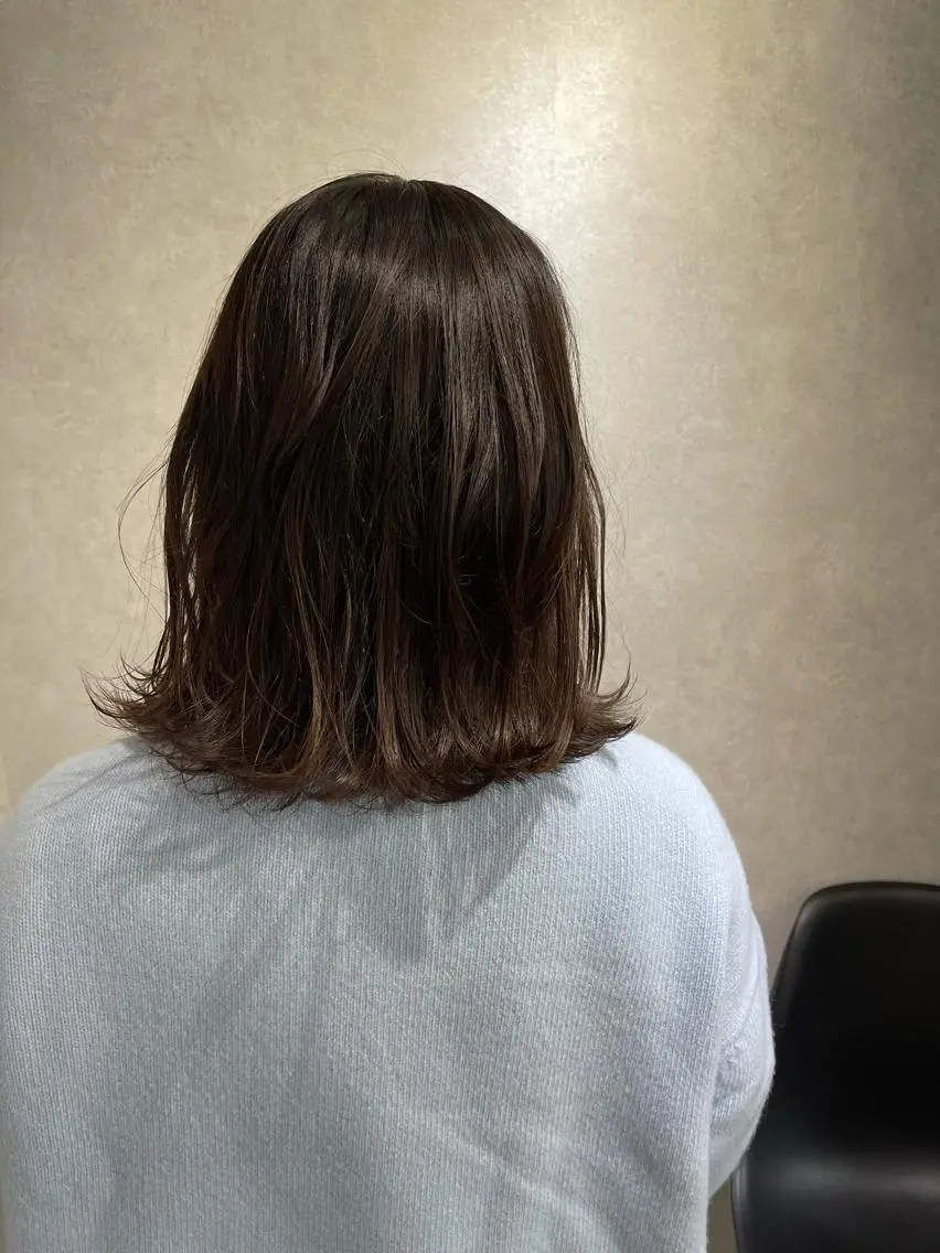 ミディアム 外ハネヘア カット ✂️メンズ特化✂️ 沖田　共洋のヘアスタイル