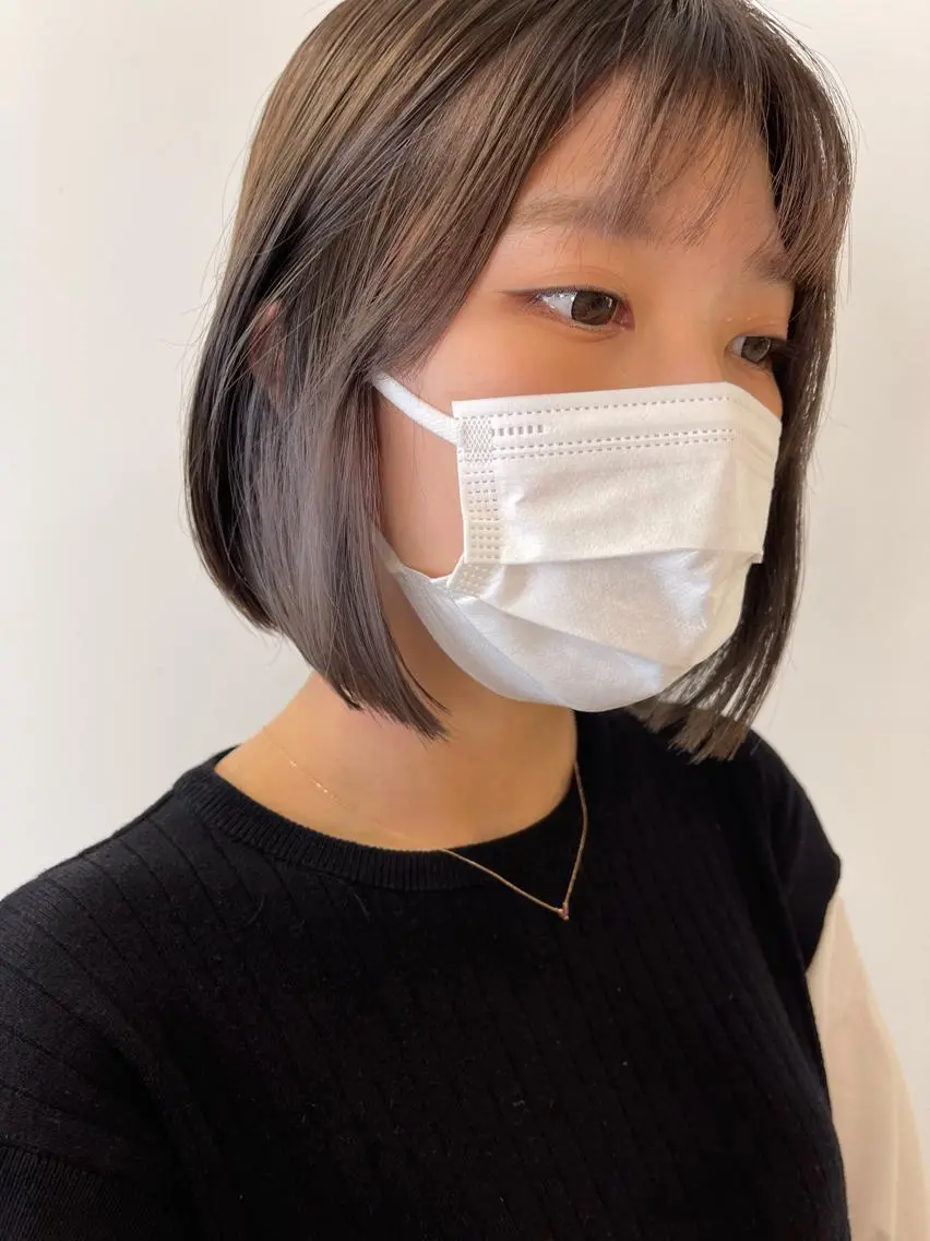 ショート カラー インナーカラー シルバー 髪質改善・縮毛矯正 年間1500名担当♪のヘアスタイル