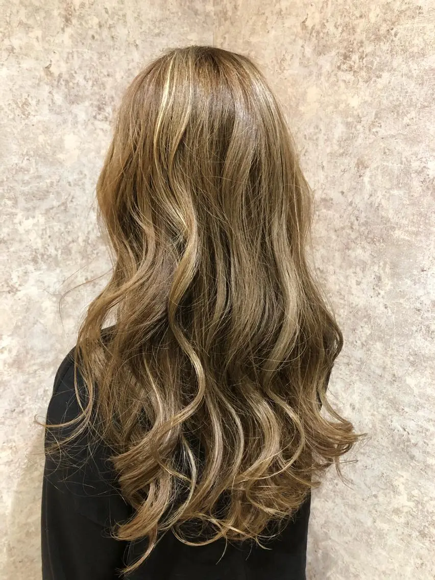 セミロング カラー ヘアカラー トリートメント 杉田 一浩のヘアスタイル