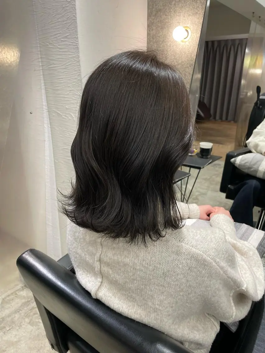 ミディアム カラー STUD YUKIのヘアスタイル