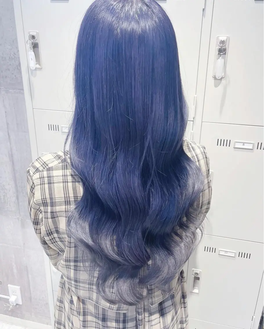 ロング カラー パーマ ヘアアレンジ メンズ キッズ ネイル マツエク・マツパ アイブロウ レイヤー/ダブル カラー/YURINAのヘアスタイル