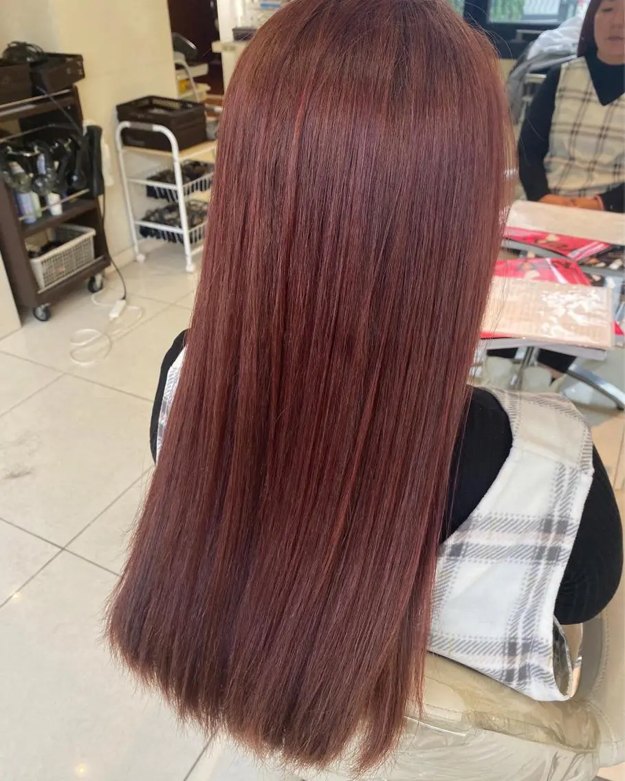 ロング カラー 廣野 愛香のヘアスタイル