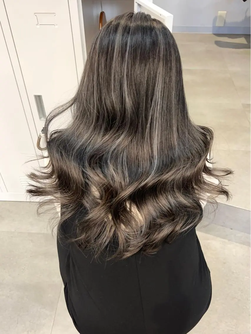 ロング ヘアカラー トリートメント KYOKO 【Bear】のヘアスタイル