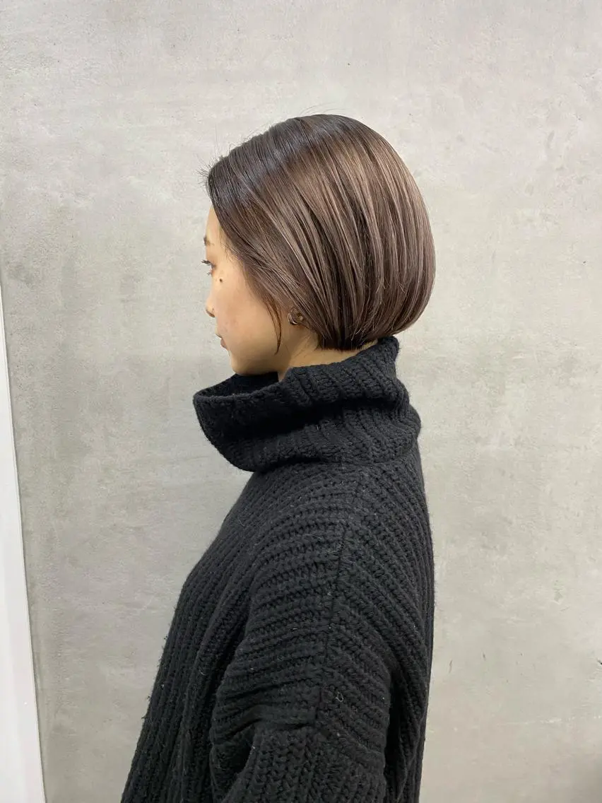 ショート カラー ヘアアレンジ ブリーチダブルカラー 元町三宮/三ノ宮のヘアスタイル