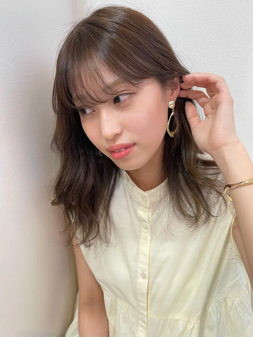 ロング カラー カット ヘアカラー トリートメント 佐藤 魁人のヘアスタイル