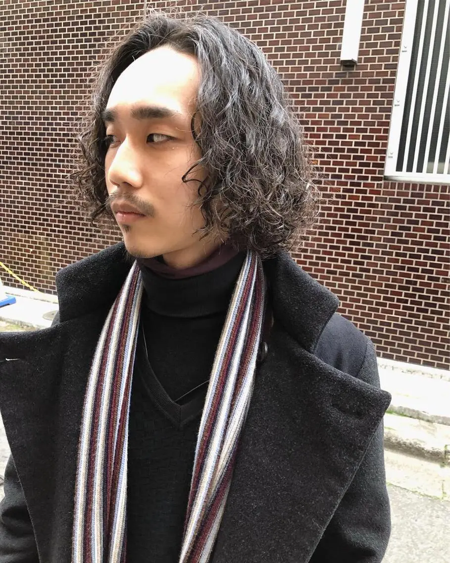 パーマ メンズ 山内 まりのヘアスタイル