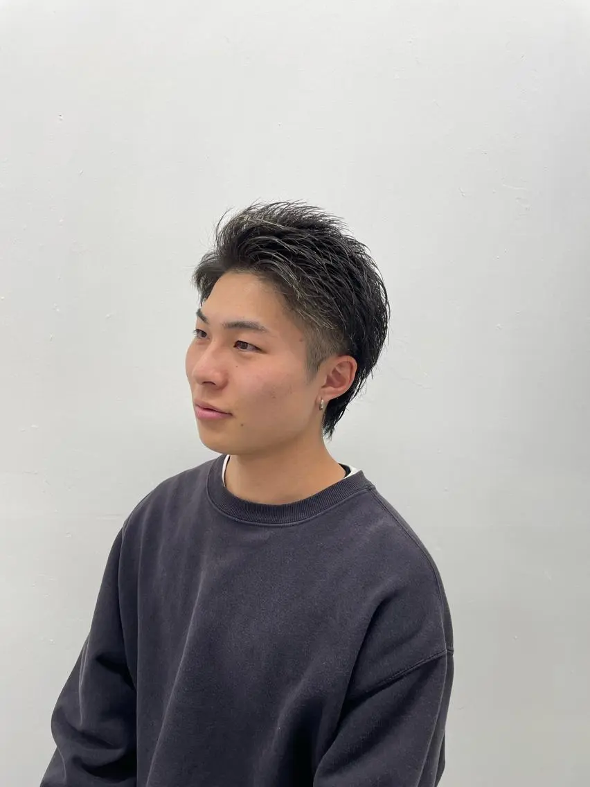 ショート メンズ スパイキーショート ショートヘア カット 【柏メンズパーマ職人 】店長 KAZUMAのヘアスタイル
