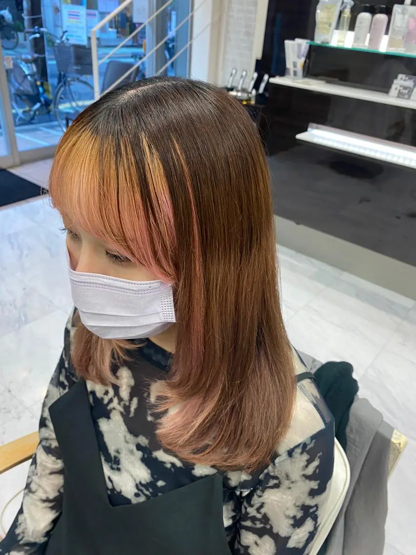 ロング レイヤーカット シャギー 目黒 碧人のヘアスタイル