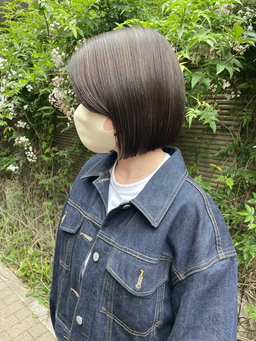 ショート カラー カット ヘアカラー トリートメント 髪質改善will hairdesignのヘアスタイル