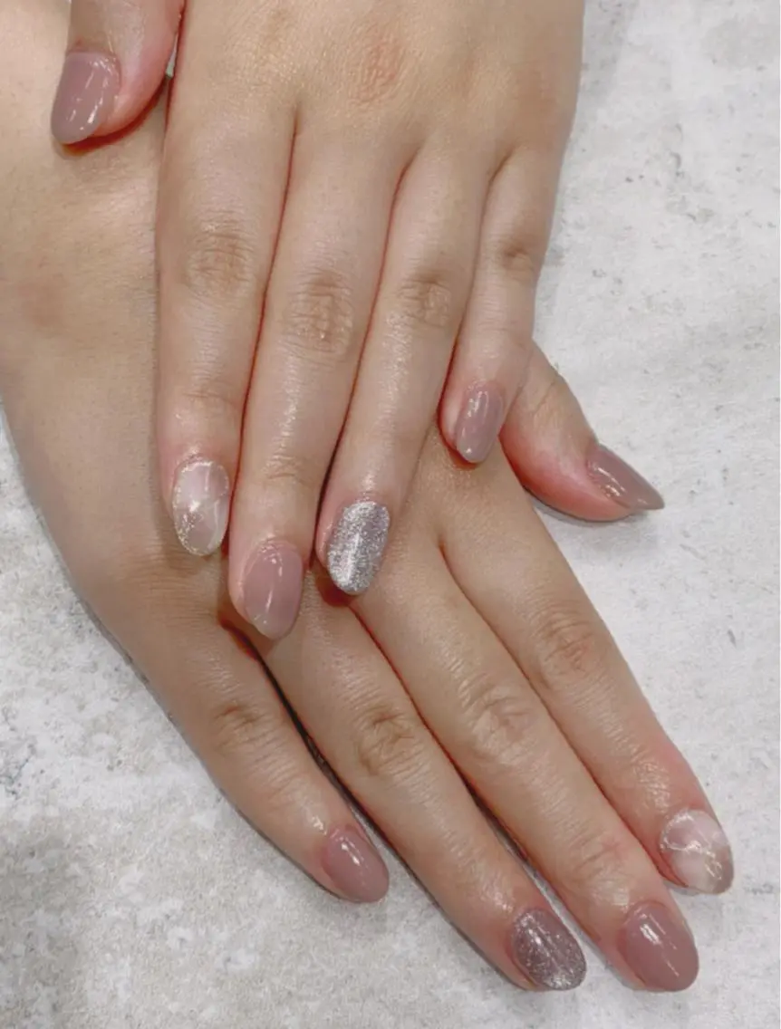 ネイル ニュアンスネイル シンプルネイル COCO Nail 光が丘駅近のネイルデザイン