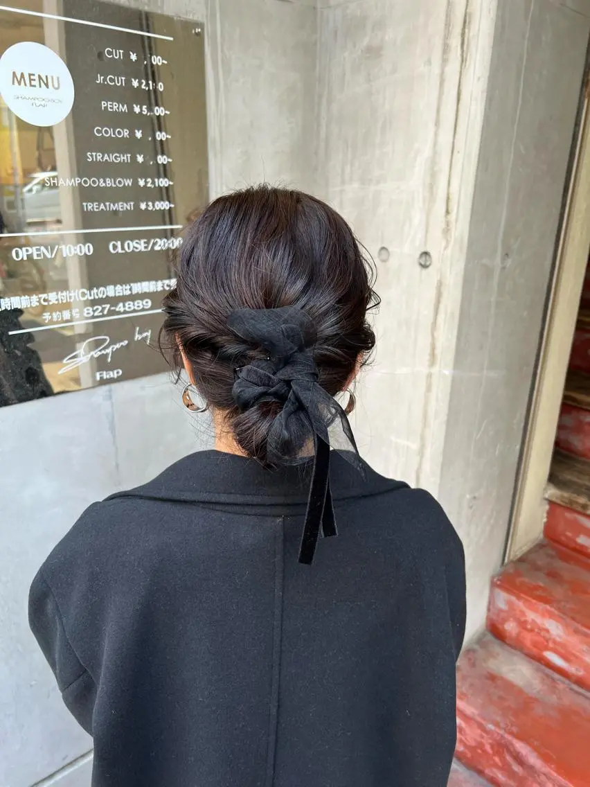ショート カラー ヘアアレンジ 「sumi」 AMIのヘアスタイル