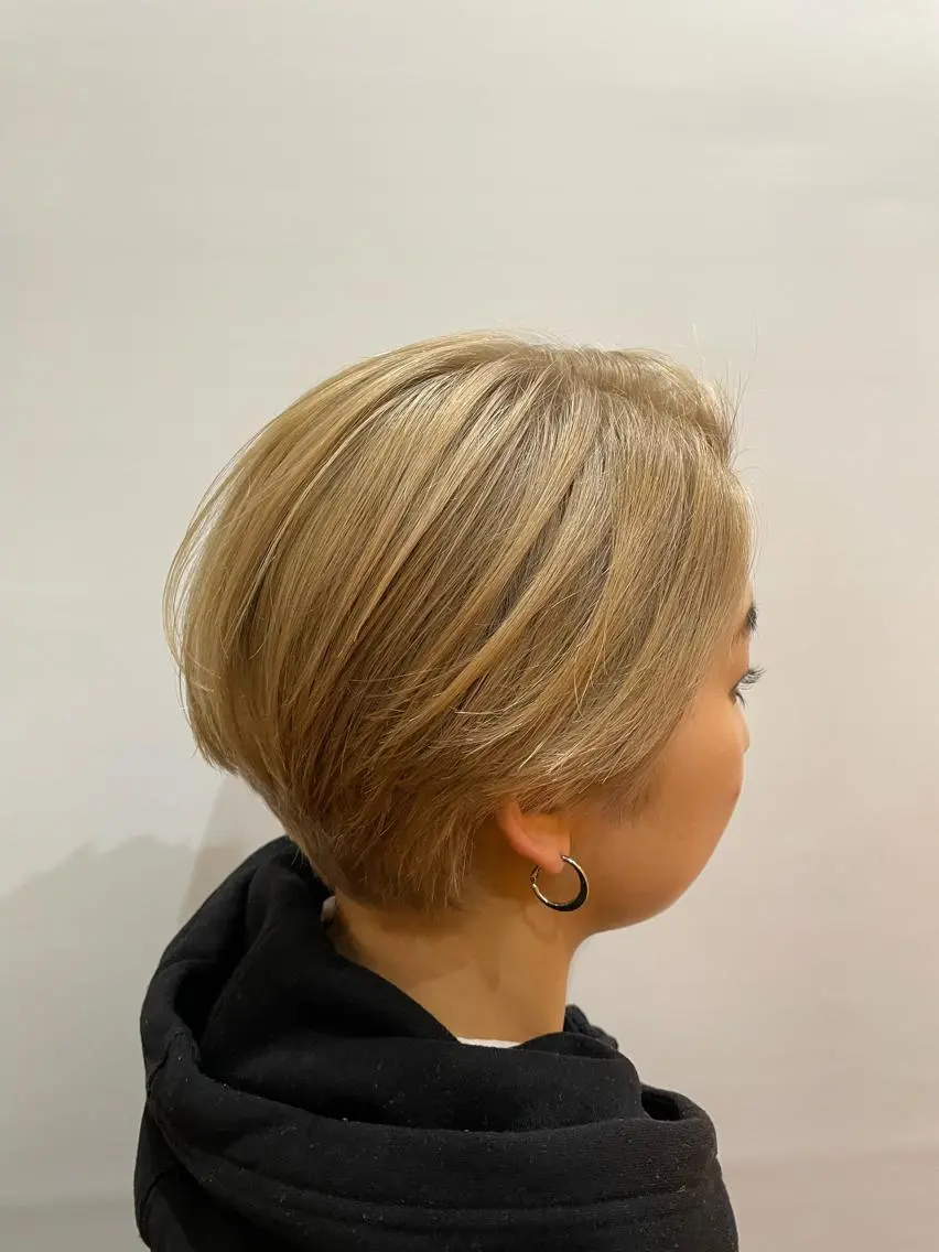 カラー ブロンド 川上拓真 ✂︎学芸大学のヘアスタイル