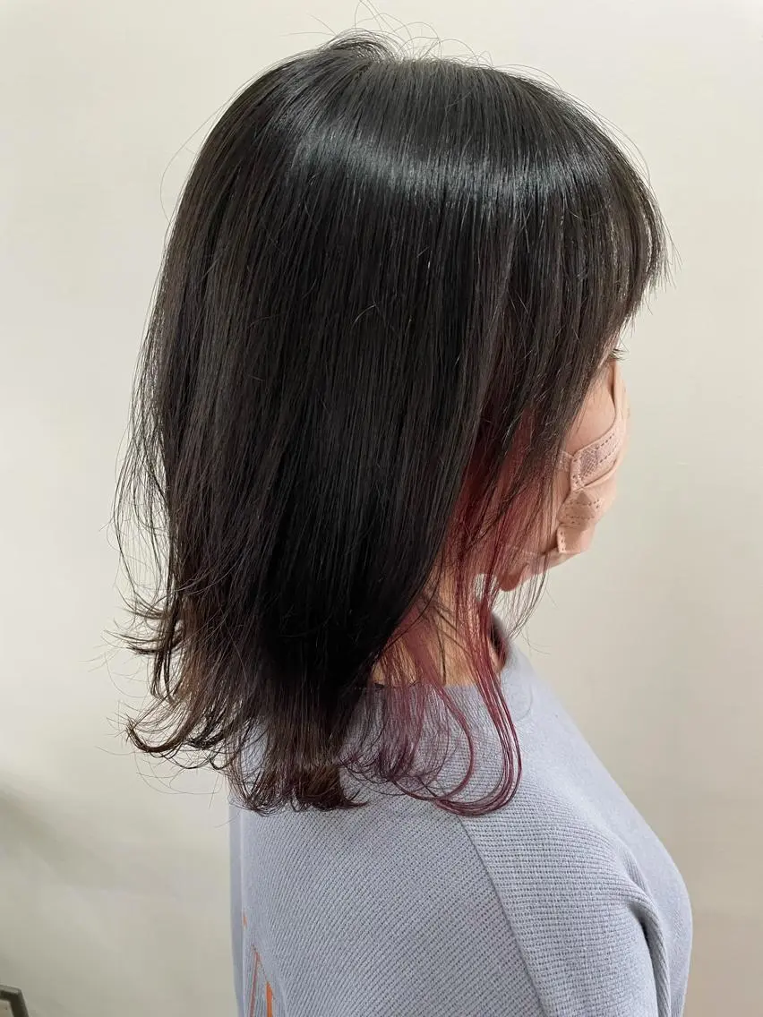 ミディアム mopa りこのヘアスタイル