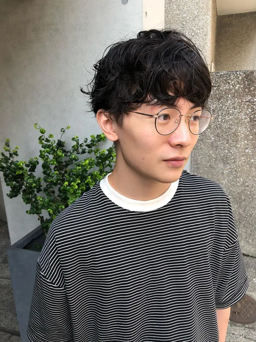 ショート パーマ メンズ メンズパーマ stylist 杉浦駿生のヘアスタイル