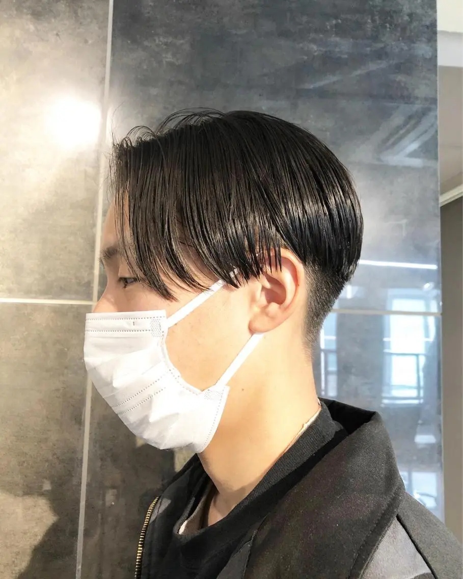 ヘアアレンジ メンズ センターパート カット トリートメント ヘアセット メンズ特化✂️栗原 侑也のヘアスタイル