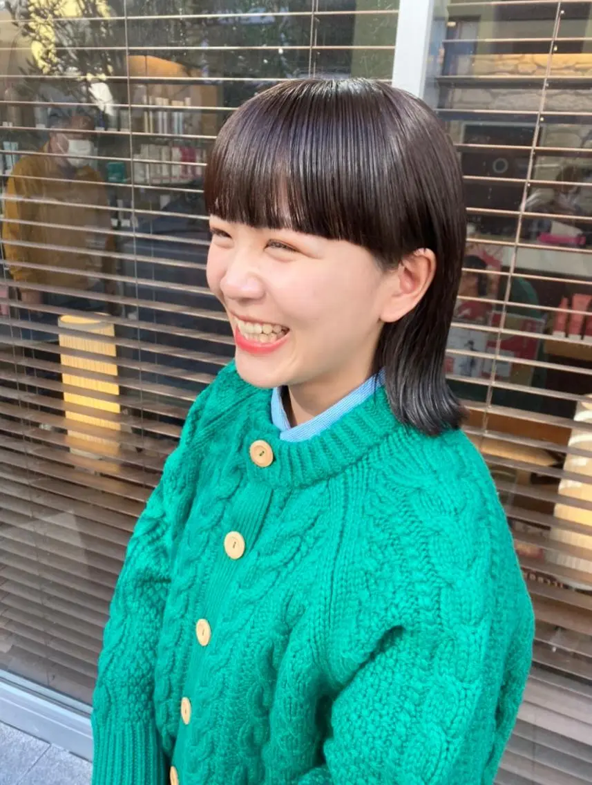 ミディアム カット 溝口 ひなこのマツエク・マツパデザイン