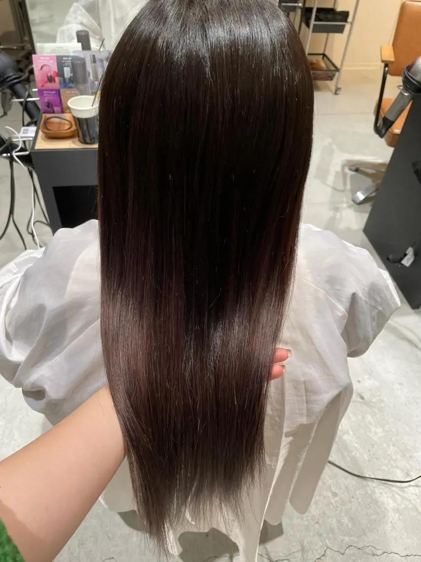 ロング カラー ヘアアレンジ 寺西 恵🪡🤍のヘアスタイル