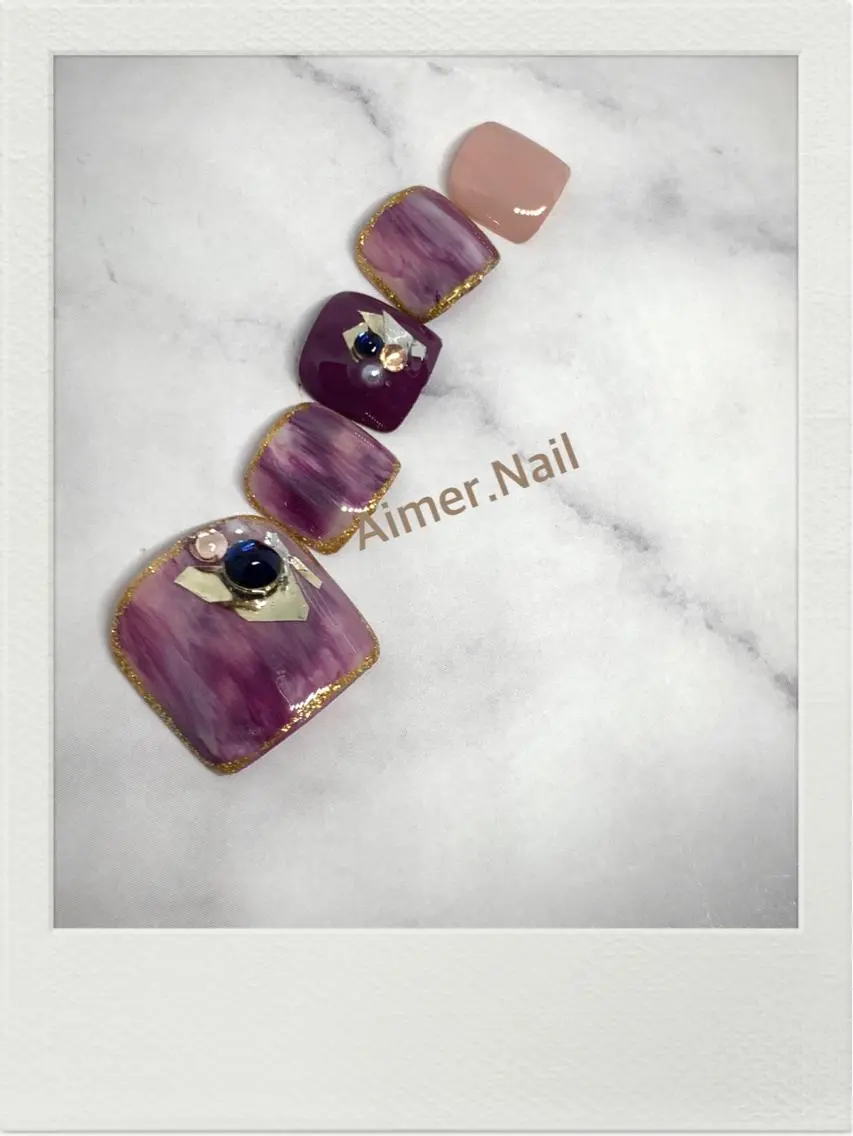 ネイル フットネイル フットネイル Aimer. Nailのネイルデザイン
