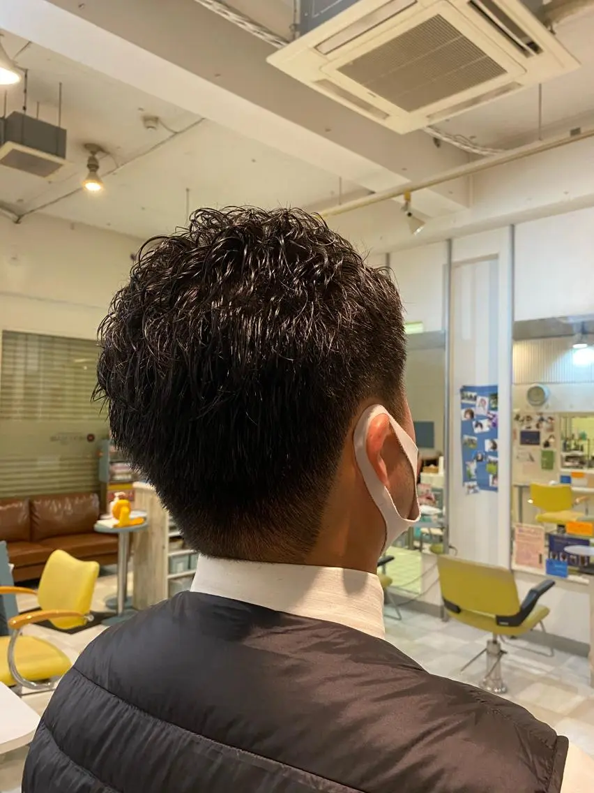 パーマ メンズ 黒川 奨のヘアスタイル
