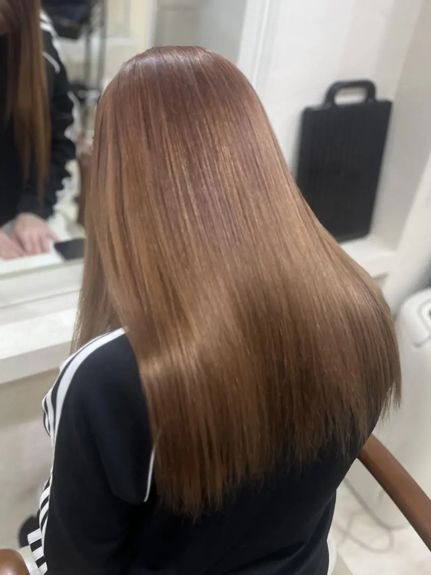 ロング カラー ヘアカラー 🧡可愛い色落ち🧡 ハイトーン特化🧡のヘアスタイル