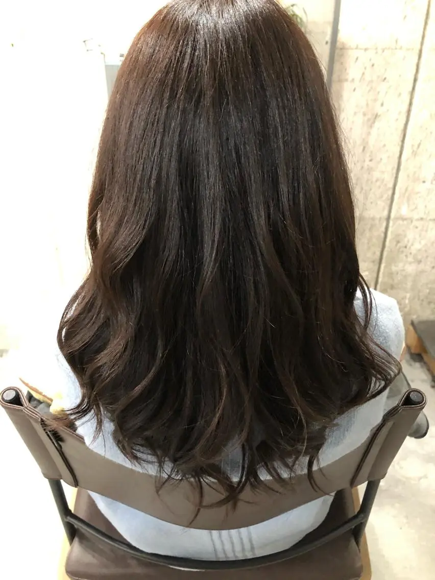 セミロング カット ヘアカラー トリートメント ✨terra✨佐伯 晋吾のヘアスタイル