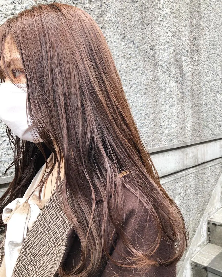 ロング カラー ブラウンカラー ナチュラルブラウン ヘアカラー トリートメント メンズ特化✂️栗原 侑也のヘアスタイル