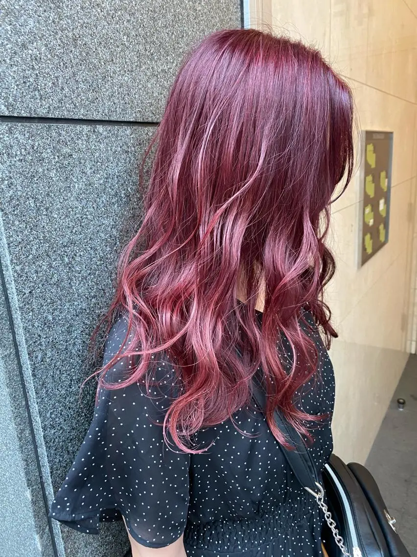 ロング カラー ブリーチ ケアブリーチ ダブルカラー ハイトーンカラー イルミナカラー 🧡色落ちまで2度 楽しめる🧡ヨシキのヘアスタイル