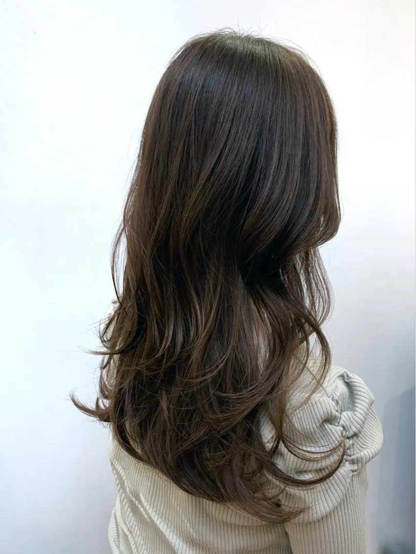 ロング レイヤーカット ロング 和氣 将人のヘアスタイル