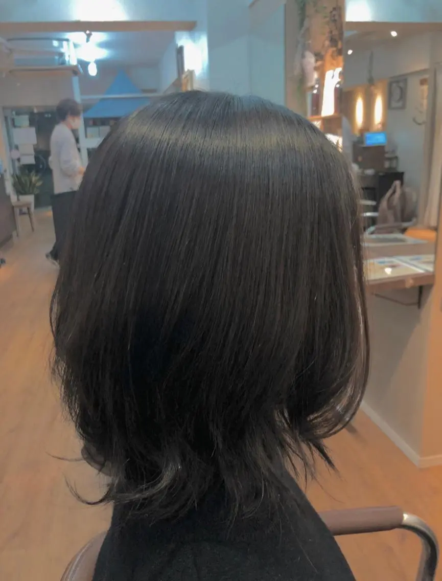 ミディアム カラー トリートメント 髪質改善✨自由が丘 札辻 拓未のヘアスタイル