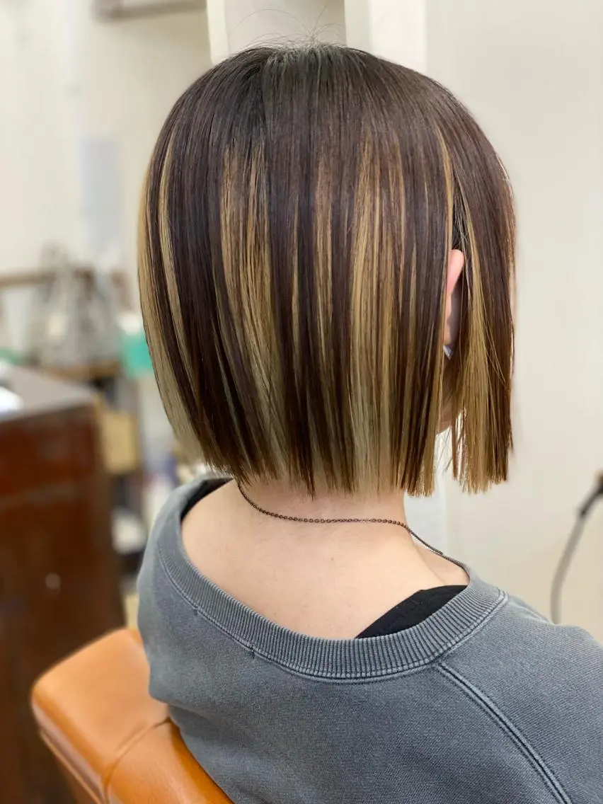 ショート カラー ブリーチ 髪質改善 カット トリートメント 森下 友 Dio...池袋のヘアスタイル