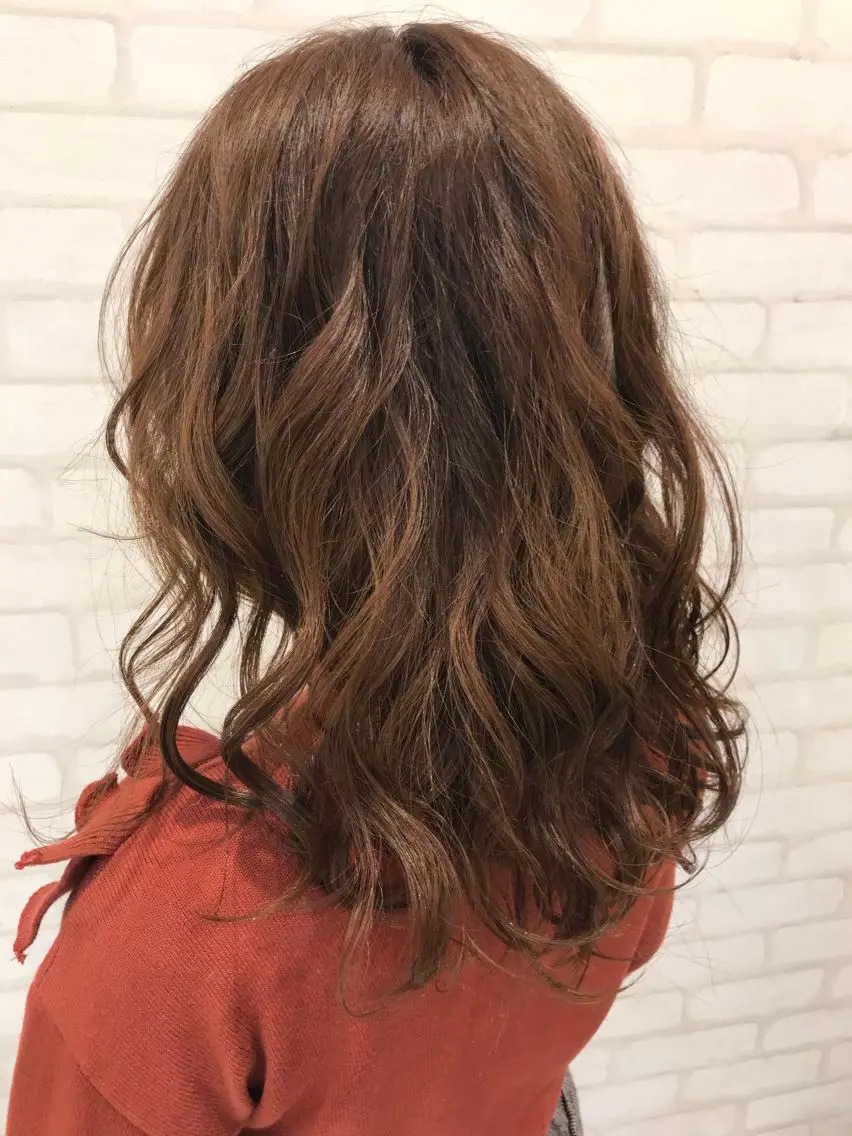 ミディアム カラー ブラウンカラー ナチュラルブラウン 中川 拓弥のヘアスタイル